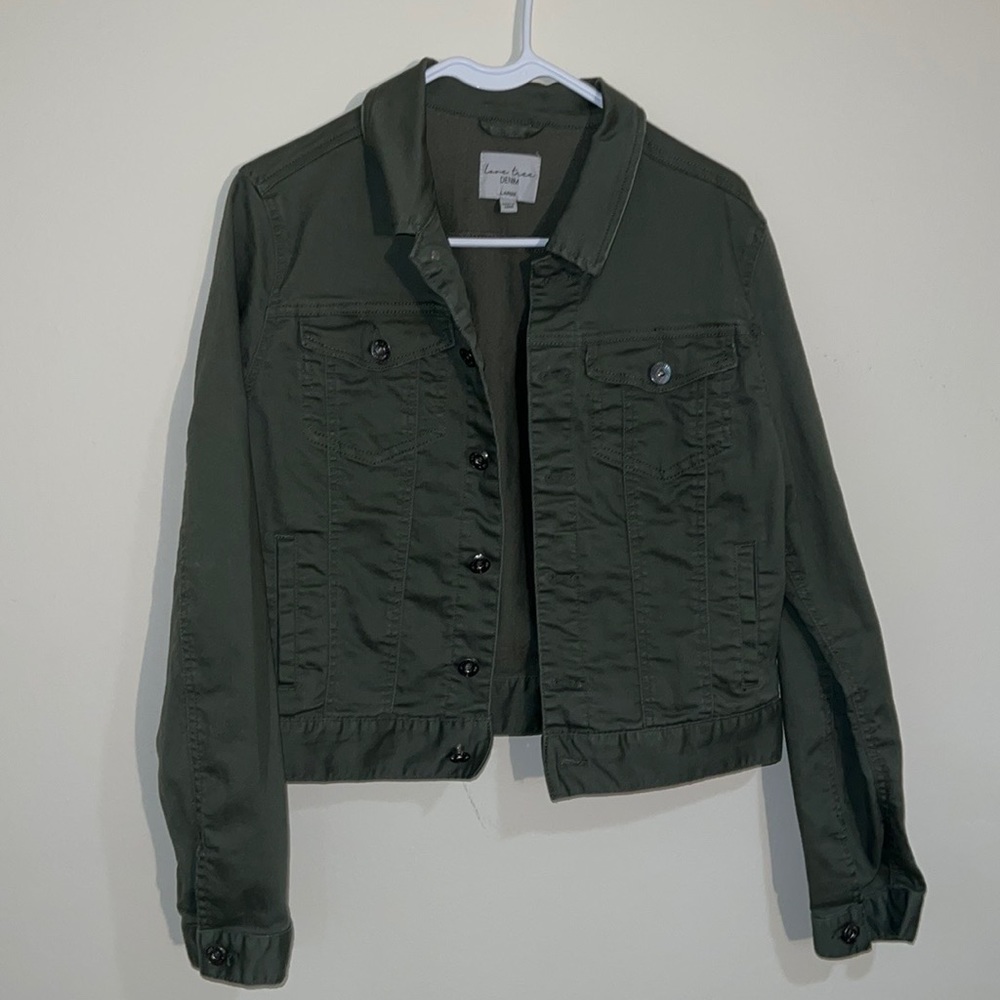 Green Denim Jacket - Picture 6 of 6